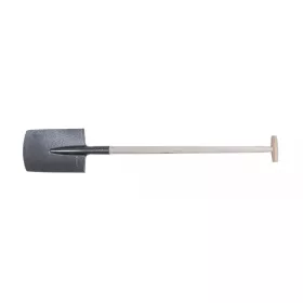 Rýč oblý kladívkový lak 21x30cm s násadou T 90cm 61163