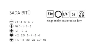 Sada bitů FESTA S2 33ks