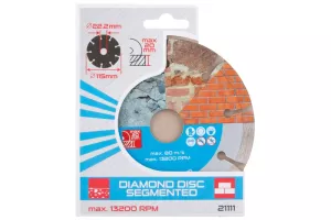 Kotouč diamantový DIAMANT 115x1.8x22.2mm segment 21111