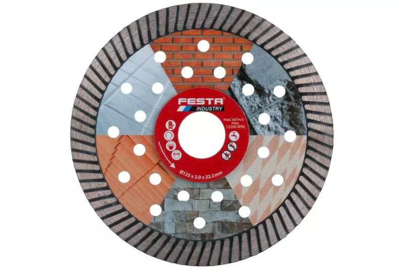 Kotouč diamantový FESTA INDUSTRY Turbo Extreme 125x2.0x22.2mm 21205