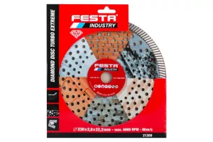 Kotouč diamantový FESTA INDUSTRY Turbo Extreme 230x2.6x22.2mm 21209