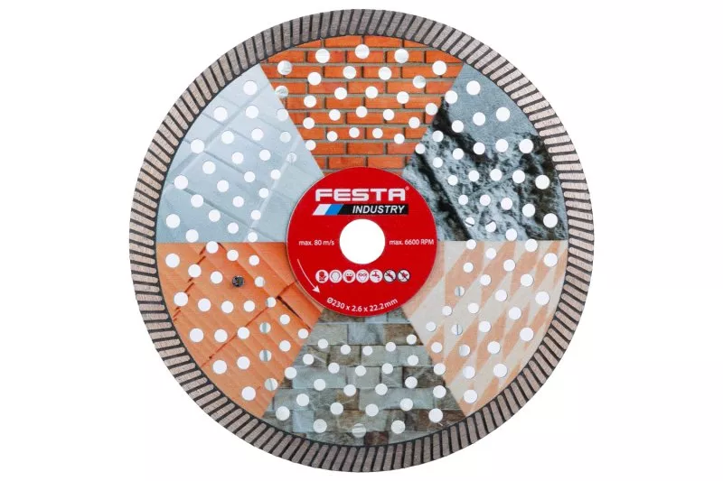 Kotouč diamantový FESTA INDUSTRY Turbo Extreme 230x2.6x22.2mm 21209