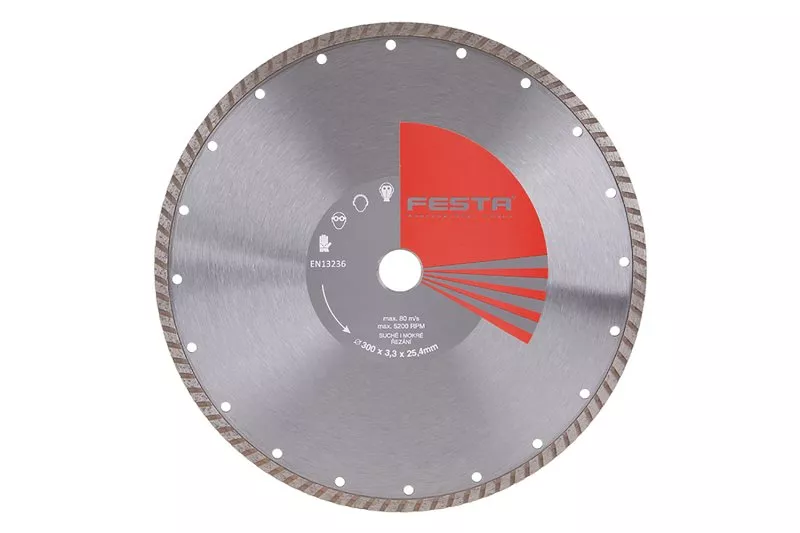 Kotouč diamantový FESTA TURBO 300x3.3x25.4mm 21424