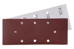 Papír brusný 93x230mm P120 8otvorů 5ks 21744