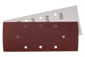 Papír brusný 93x230mm P80 8otvorů 5ks 21742