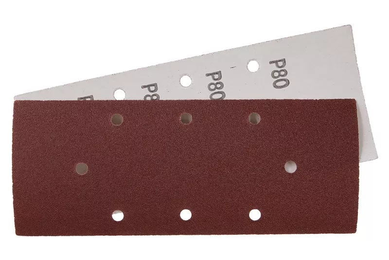 Papír brusný 93x230mm P80 8otvorů 5ks 21742 LEVIOR