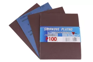 Plátno smirkové 230x280mm P100 10ks 21736