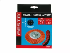 Kartáč rotační radiální FESTA nylon 150mm M14 21931