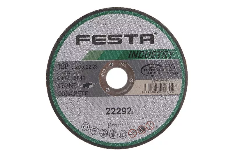 Kotouč řezný FESTA INDUSTRY na kámen 150x3x22.2mm 22292.03