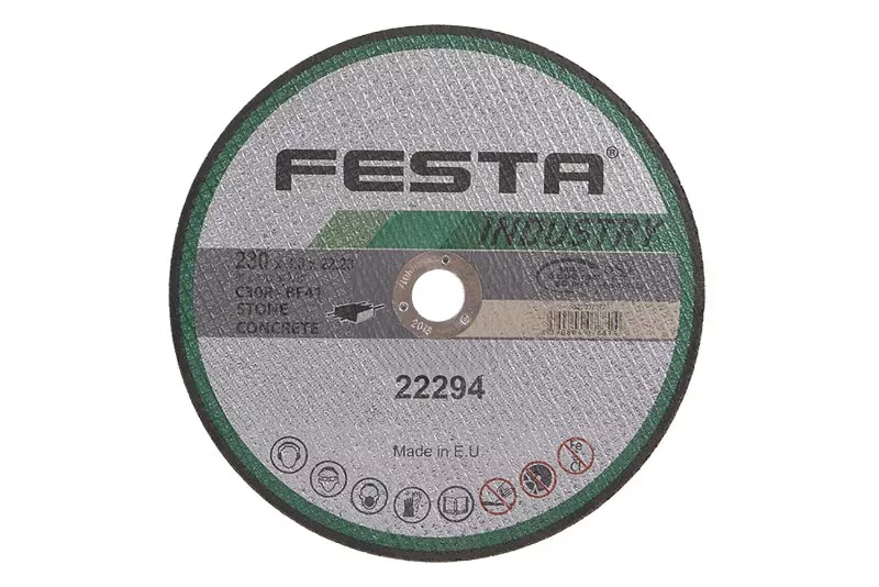 Kotouč řezný FESTA INDUSTRY na kámen 230x3x22.2mm 22294