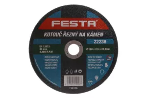 Kotouč řezný FESTA na kámen 180x2.5x22.2mm 22236