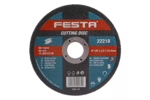 Kotouč řezný FESTA na kov 125x2.5x22.2mm 22218