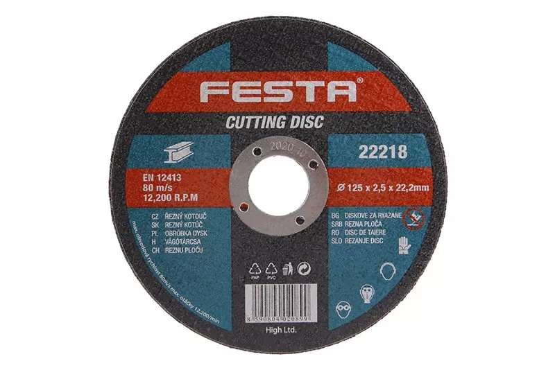 Kotouč řezný FESTA na kov 125x2.5x22.2mm 22218