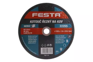 Řezné kotouče FESTA na kov